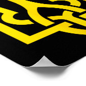 Poster Tryzub symbole de l'Ukraine (Coin)