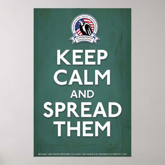 Poster TSA Parodie Propagande Imprimer (Devant)