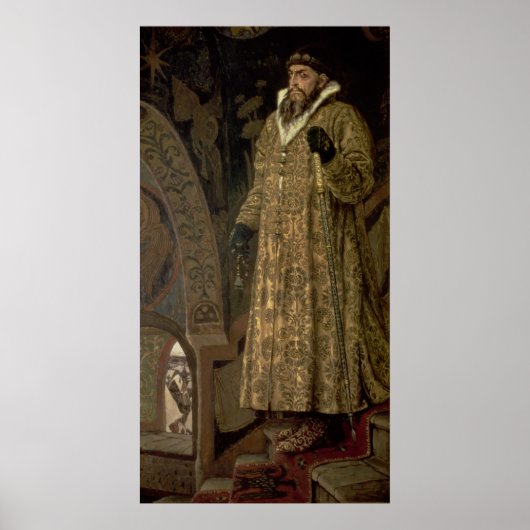 Poster Tsar Ivan IV Vasilyevich "le Terrible" 1897 (Devant)