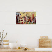 Poster Tsar Mikhail Fyodorovich avec Boyars (Cuisine)