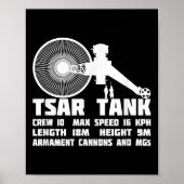Poster Tsar Tank Russe Ww1 Expérimental Géant Tank (Devant)