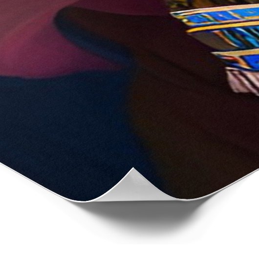 Poster Tsonga princesse portrait (Coin)