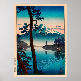Poster Tsuchiya Koitsu – Fuji depuis la baie de Tago