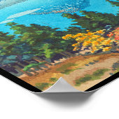 Poster Tsuchiya Koitsu Lake Ashi dans les collines de Hak (Coin)