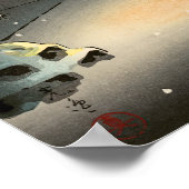 Poster Tsuchiya Koitsu - Neige au sanctuaire Nezu (Coin)