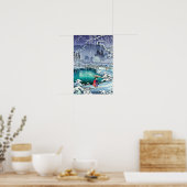 Poster Tsuchiya Koitsu - Neige de printemps à Maruyama (Cuisine)
