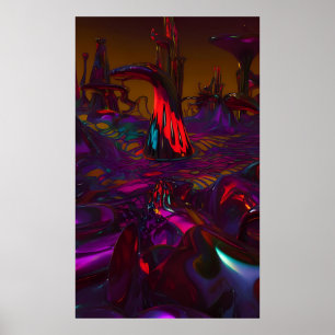 Poster Tsunami régénérateur de la création - Ken Gage Art