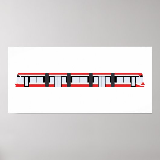 Poster TTC New Streetcar (s'adapte au cadre IKEA R (Devant)