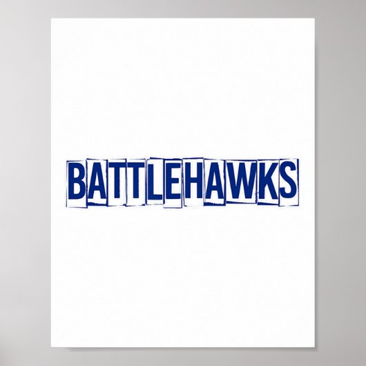 Poster Ttlehawks St. Louis Footll Tailgate Kakaw 2 (Devant)