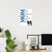Poster Tu aimes maman...de votre frontière Collie (Bureau à domicile)