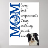 Poster Tu aimes maman...de votre frontière Collie (Devant)