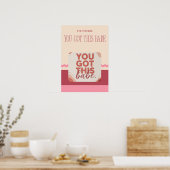 Poster Tu as ça bébé pour ton Amour (Cuisine)