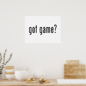 Poster tu as du jeu ? (Cuisine)