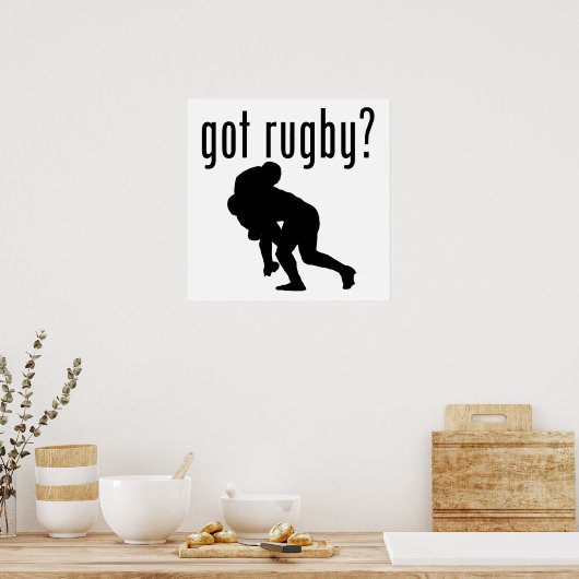 Poster tu as du rugby ? (Cuisine)