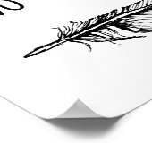 Poster Tu Devrais Écrire (Coin)