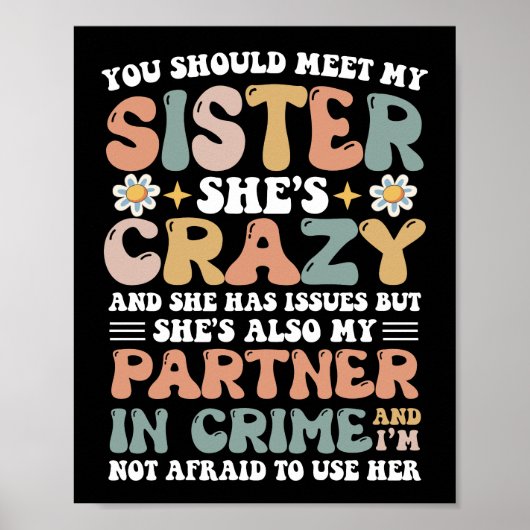 Poster Tu devrais rencontrer ma soeur, elle est folle de (Devant)