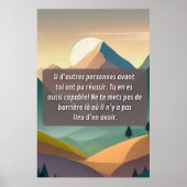 Poster Tu en es capable (Devant)