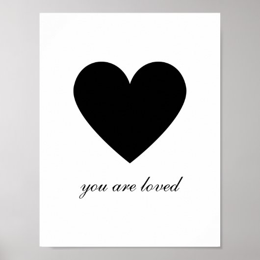 Poster Tu es aimé, cœur (Devant)