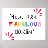 Poster Tu Es Fabuleux Darlin (Devant)