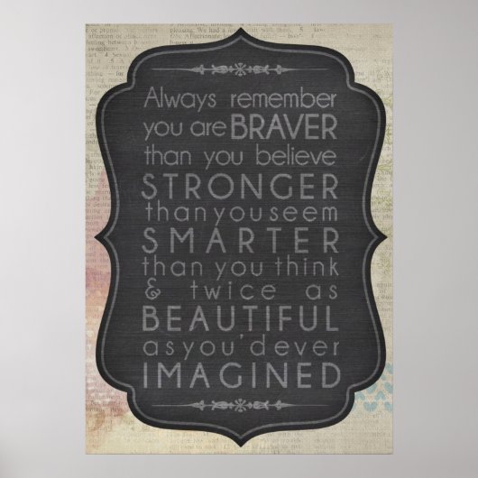 Poster Tu Es Forte (Devant)