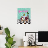 Poster Tu Es L'Autonomie De L'Art Pop Girl (Bureau à domicile)