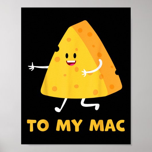 Poster Tu es le fromage à mon Mac Drôles de couples assor (Devant)