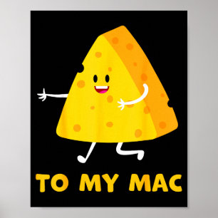 Poster Tu es le fromage à mon mac Drôles de couples assor