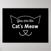 Poster Tu es le Meow du chat (Devant)