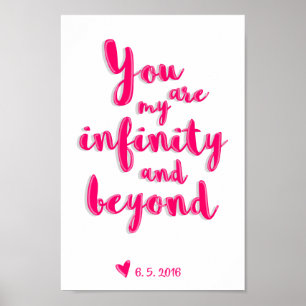 Poster Tu es mon infini et au-delà