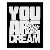 Poster Tu es mon rêve (Devant)