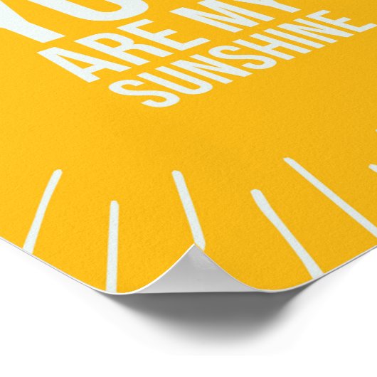 Poster Tu Es Mon Soleil (Coin)