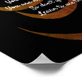 Poster Tu es né avec des ailes Rumi sagesse (Coin)