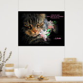 Poster Tu existes pour love haiku (Cuisine)