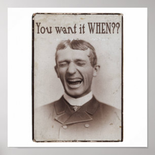 Poster Tu Le Veux QUAND ?