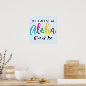 Poster Tu m'as eu à Aloha (Cuisine)