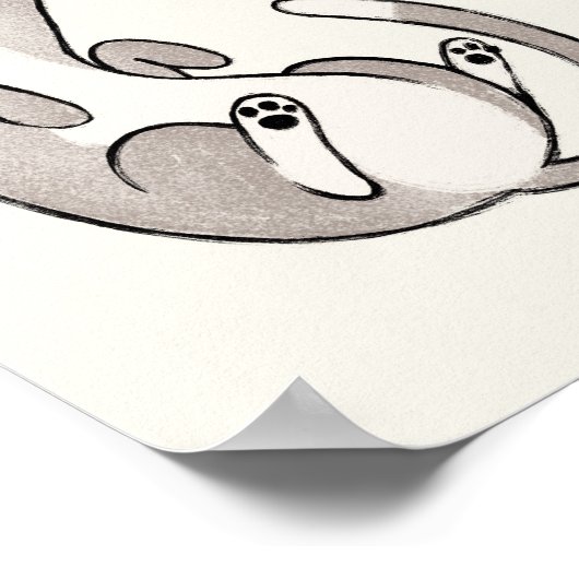 Poster Tu M'As Eu À Meow (Coin)