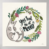 Poster Tu M'As Eu À Meow (Devant)