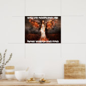 Poster Tu m'as vu Chute inspiration ange (Cuisine)