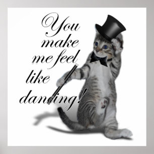 Poster Tu me fais sentir comme Danser ! Tap Chat de danse