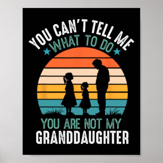 Poster Tu ne peux pas me dire quoi faire, tu n'es pas ma