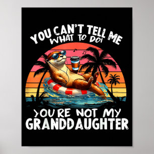 Poster Tu ne peux pas me dire quoi faire, tu n'es pas mon