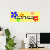 Poster Tu paries ta douce Bippy (Bureau à domicile)