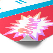 Poster Tu peux faire des choses difficiles fille super-hé (Coin)