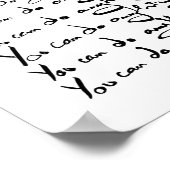 Poster TU PEUX FAIRE QUOI QUE CE SOIT ! Guillemet inspira (Coin)