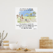 Poster Tu sortiras avec Joy Isaïe 55:12 (Cuisine)