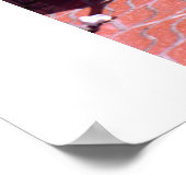 Poster Tu vas fille, Barcelone, Espagne (Coin)