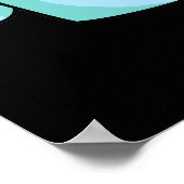 Poster Tu Veux Dire Une Latte Pour Moi Drôle Pun De Café (Coin)