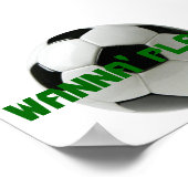 Poster Tu veux jouer ? Soccer (Coin)