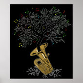 Poster Tuba Cadeau Marching Band Cadeaux en laiton Musiqu (Devant)