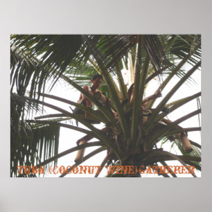 Poster Tuba (Coconut Wine) Gatherer, Tuba (Coconut Win...